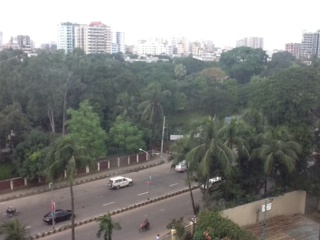 "Фото из окна". Бангладеш. Вид из отеля.  - фото 1