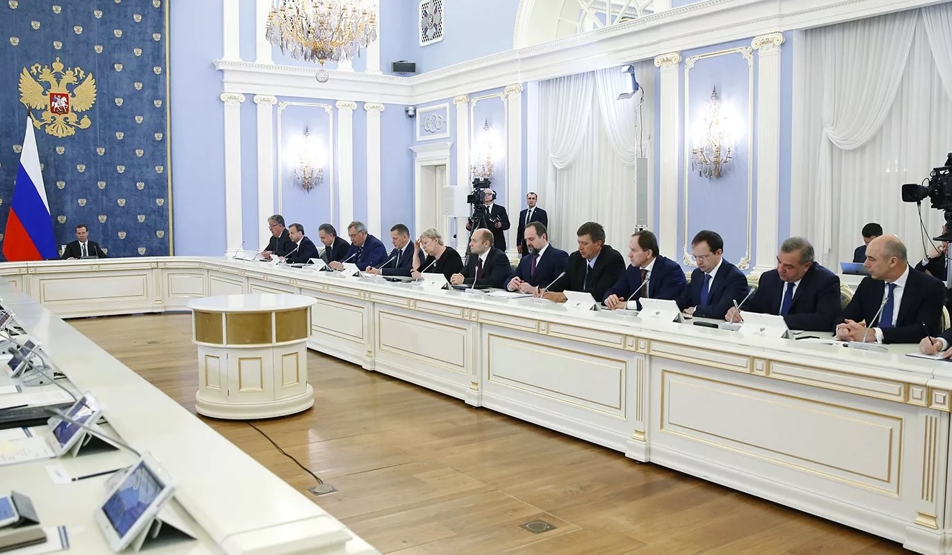 Заседание министров РФ