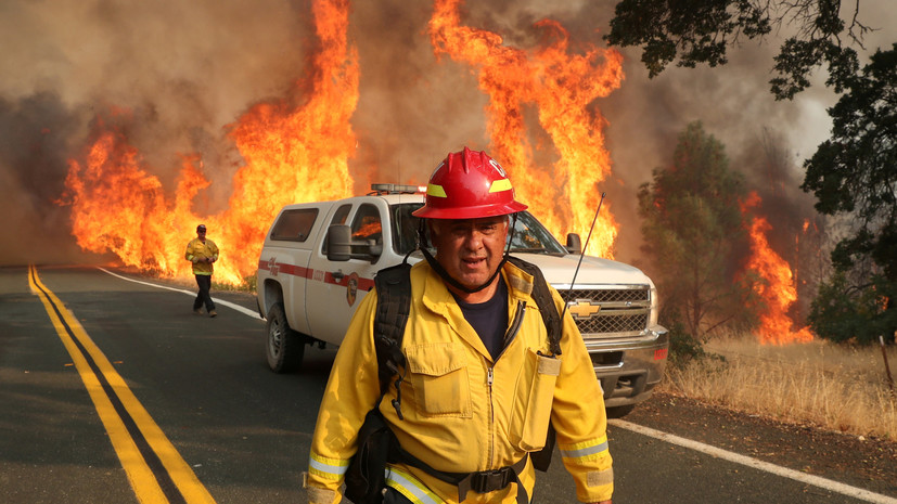 Калифорния задыхается в плену бушующих лесных пожаров и просит о помощи - фото 1