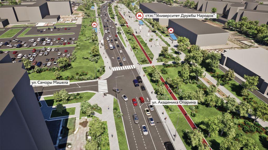 Реконструкция улицы Академика Опарина позволит создать новые маршруты общественного транспорта - фото 5