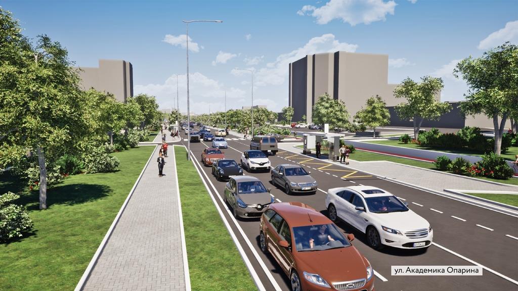 Реконструкция улицы Академика Опарина позволит создать новые маршруты общественного транспорта - фото 3