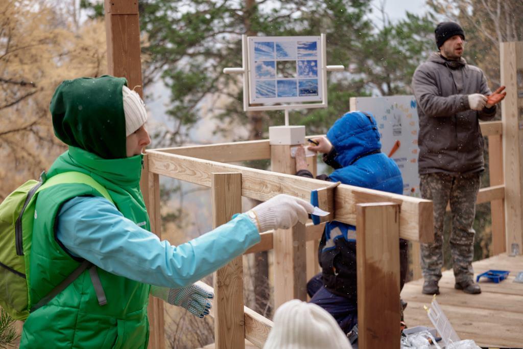 Гости экологического слёта «Сибирская перспектива» обустроили  экотропу национального парка «Красноярские столбы» - фото 5