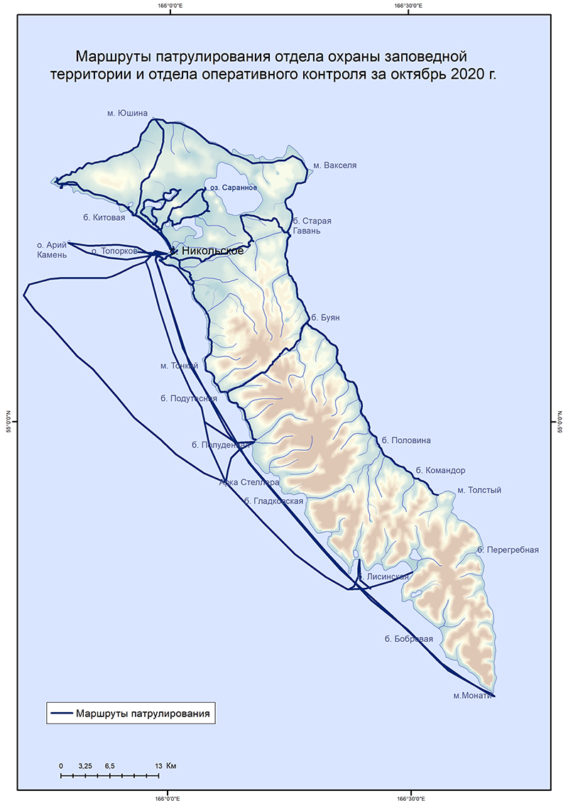 Госинспекторы обследовали 2500 километров острова Беринга в октябре - фото 3