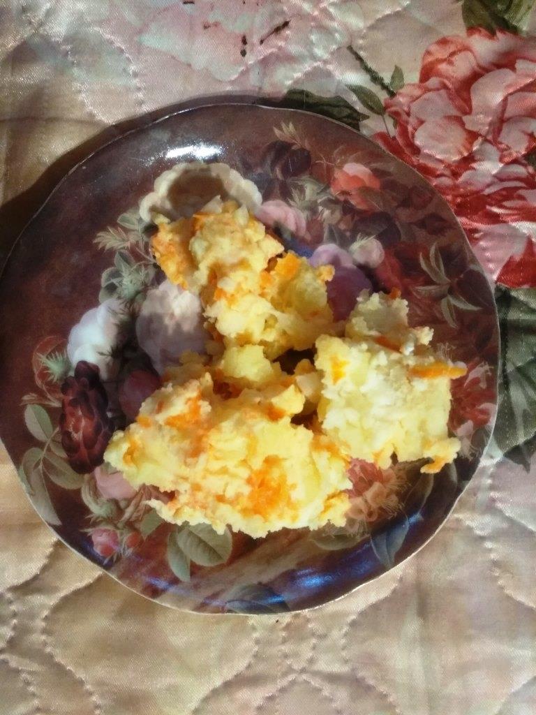 Эко-кулинария: пюре из картофеля и моркови «Дуэт»  - фото 1