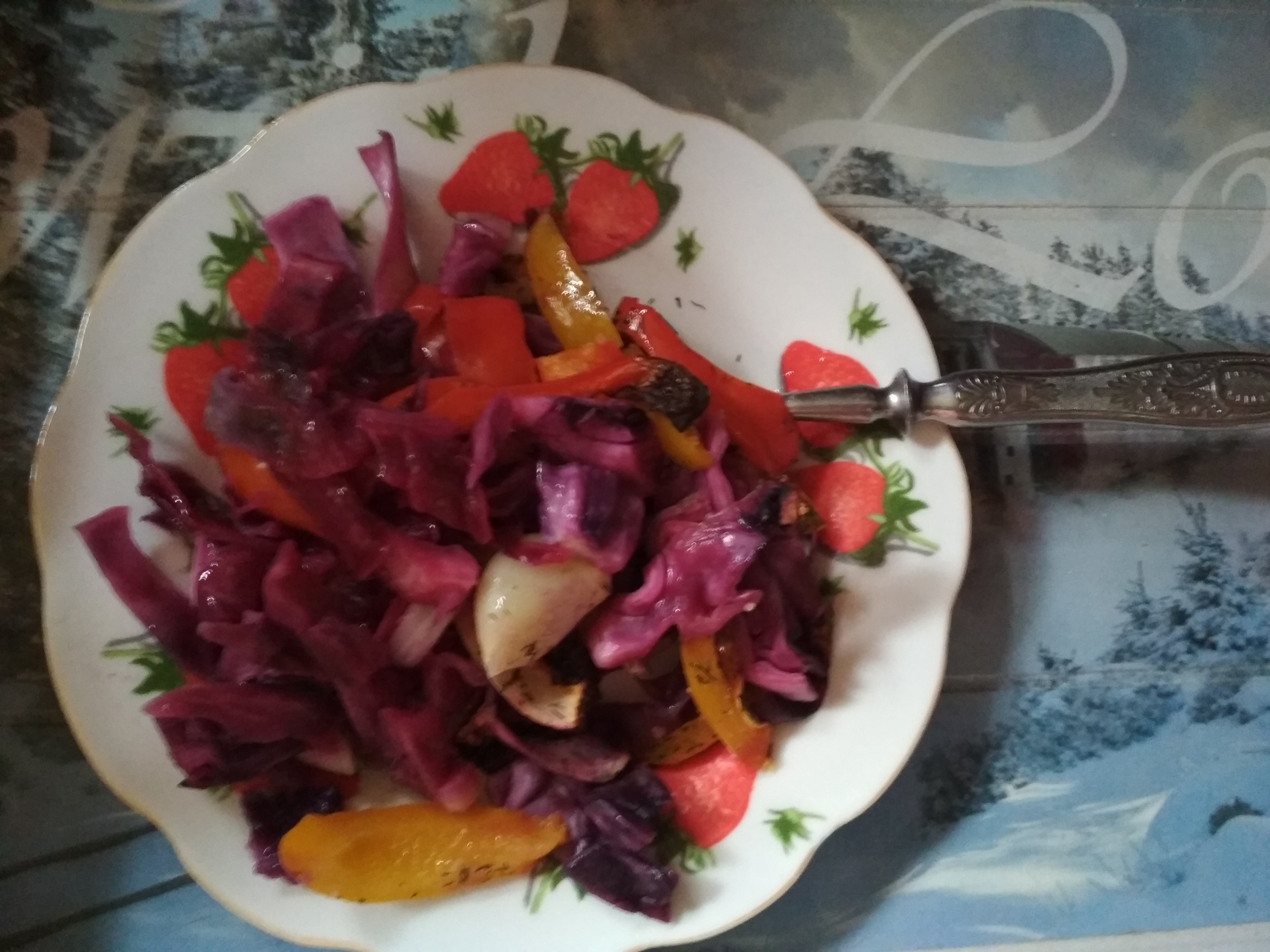 Эко-кулинария: рагу из красной капусты и перца «Овощной коктейль»  - фото 2