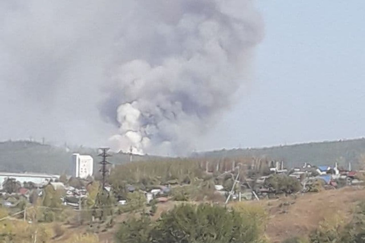 Лесной пожар у горы Волчихи, расположенной возле городов Ревда и Первоуральск - фото 5