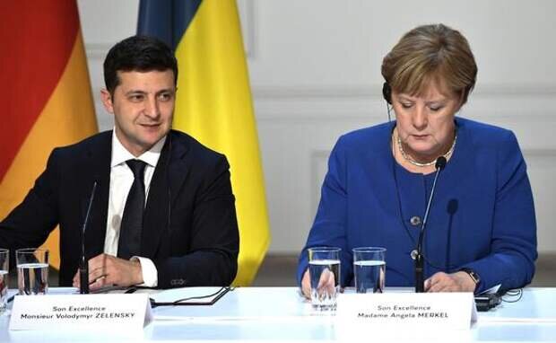 Л.Слуцкий: - Зеленский не добился успеха на переговорах с Меркель - фото 1