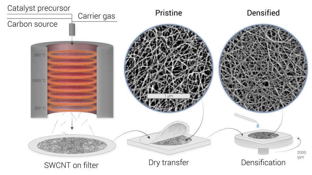 Исследователи Сколтеха нашли новый бесконтактный способ измерения толщины пленок из углеродных нанотрубок - фото 1