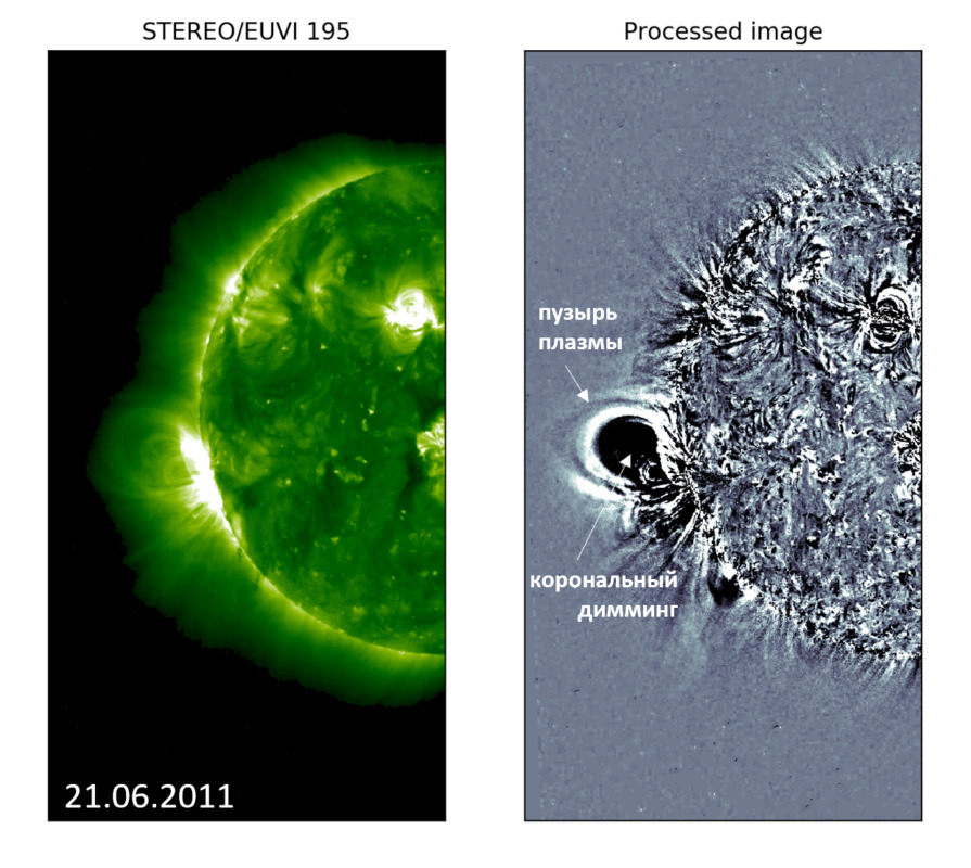 Разработан метод изучения “следов” от корональных выбросов на Солнце - фото 2