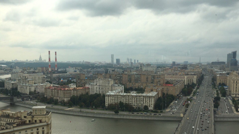 Уровень загрязнения воздуха в Москве днем, 17 сентября 2018 г.  - фото 1