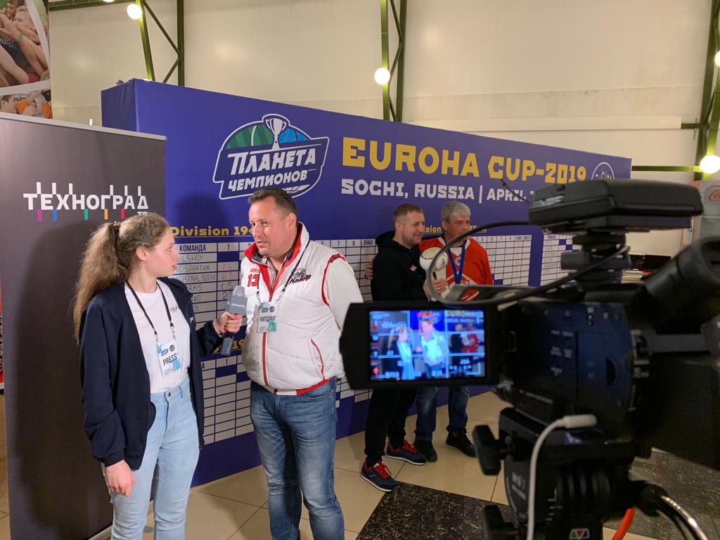 Молодежная студия «Техноград ТВ» выступила информационным партнером Кубка Мира по хоккею EUROHA CUP 2019 - фото 2