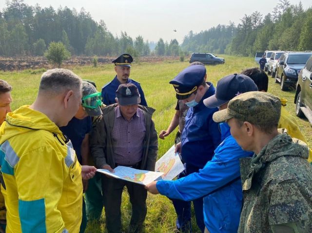 В Горный улус Якутии отправляется отряд добровольцев для тушения лесных пожаров - фото 5