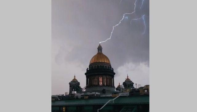 Гроза в Санкт-Петербурге 18 мая 2021 - фото 16