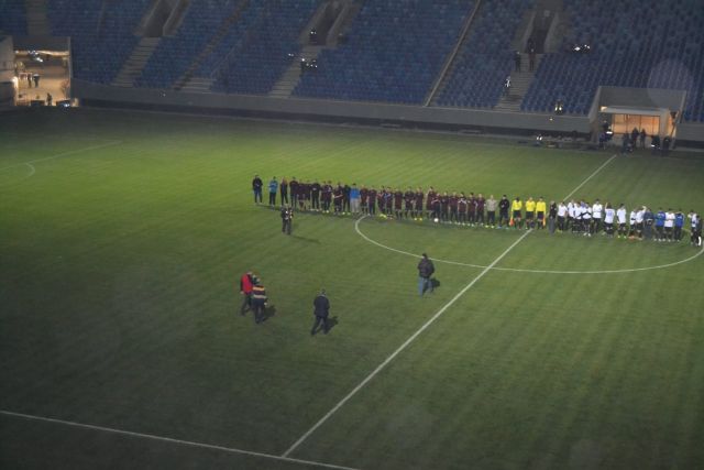 Первый матч на стадионе "Зенит-Арена". Команда подрядчиков выиграла у «Метростроя» со счётом 6:2 - фото 32
