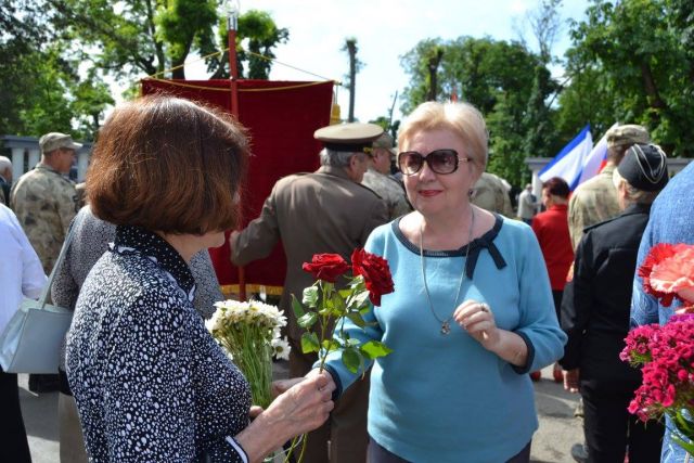 Церемония возложения цветов к мемориалу «Танк Т – 34». Симфорополь - фото 10