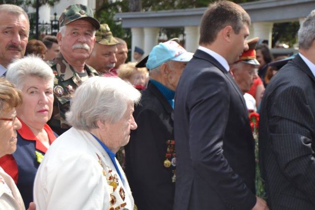 Церемония возложения цветов к мемориалу «Танк Т – 34». Симфорополь - фото 22