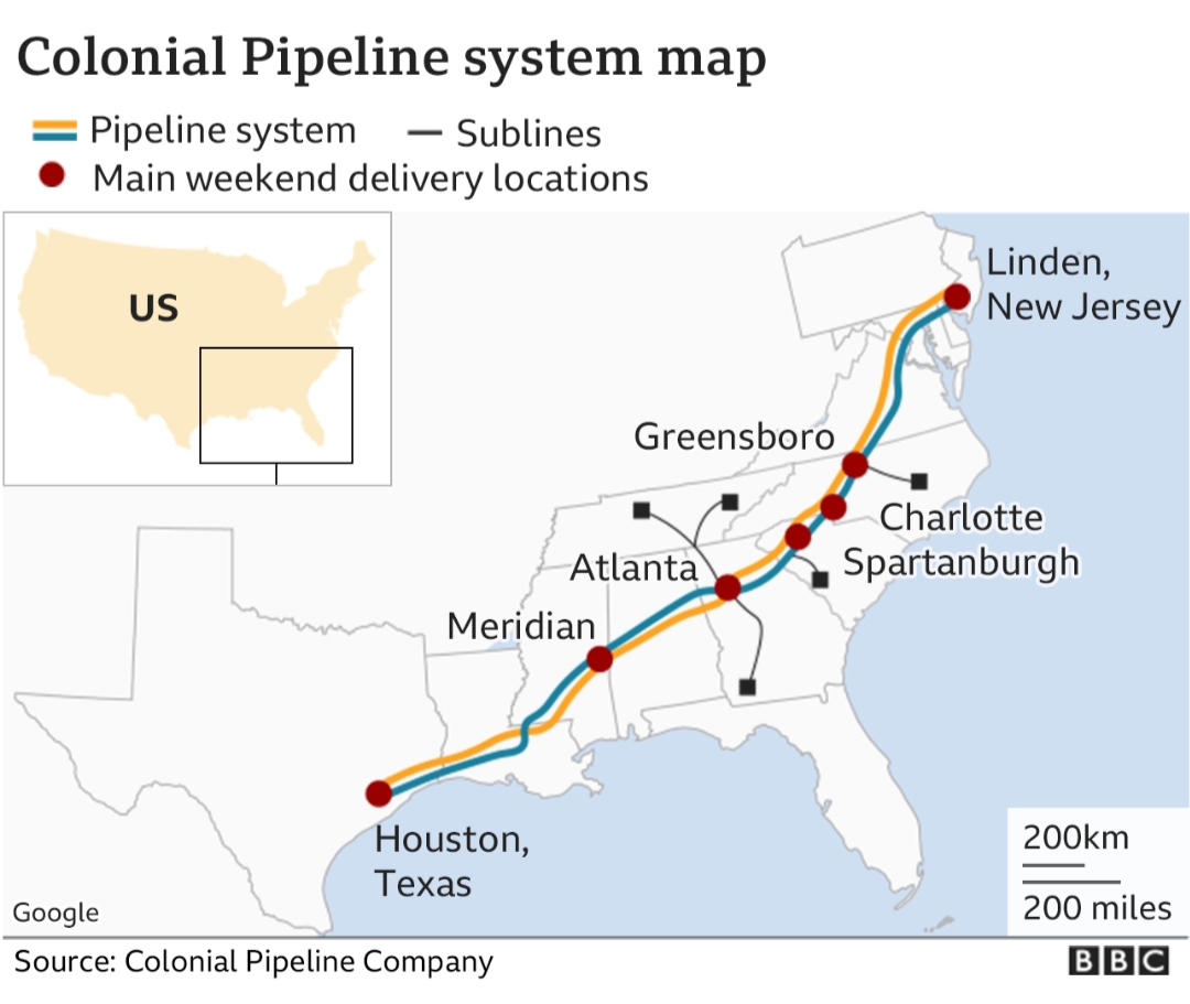 Трубопровод Colonial Pipeline и хакерские атаки... - фото 1
