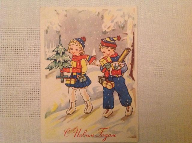 Виктор Долгий: новогодние открытки из маминой коллекции - фото 12