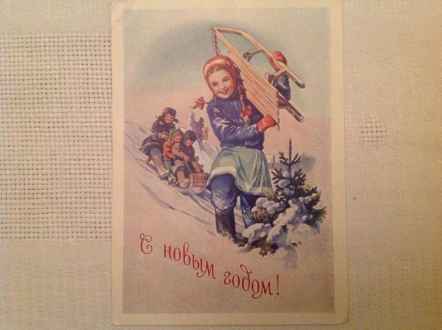 Виктор Долгий: новогодние открытки из маминой коллекции - фото 14