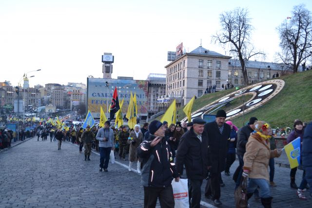 21 ноября Киев отметил годовщину оранжевой революции - фото 17