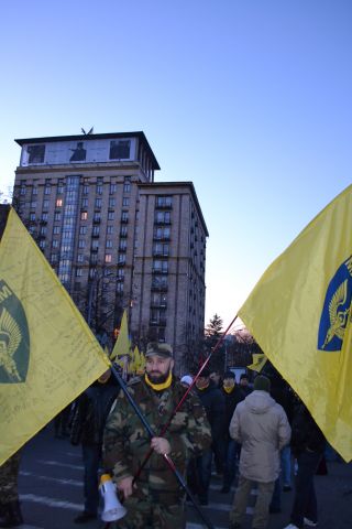 21 ноября Киев отметил годовщину оранжевой революции - фото 21