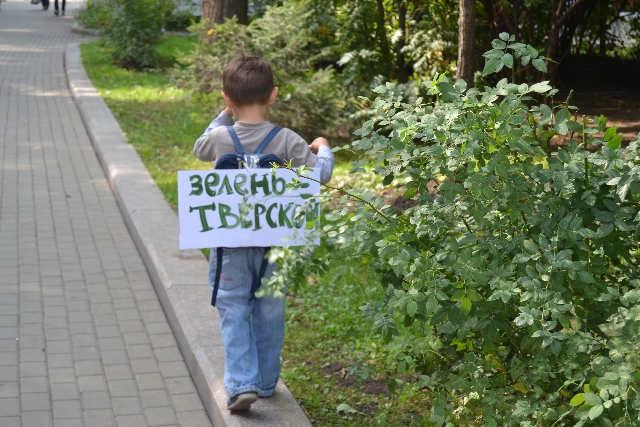 Москвичи предложили вариант озеленения Тверской - фото 1