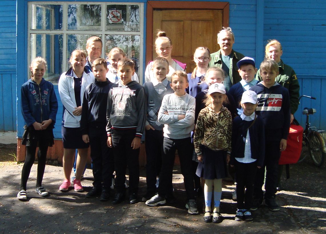 Противопожарный урок для ребят из школьного лесничества Ярославской области - фото 1