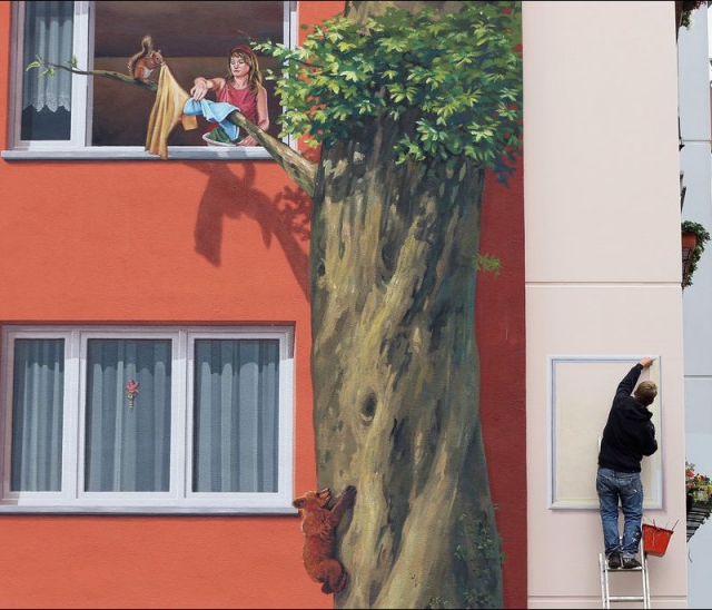 В Берлине нарисована рекордная фреска на жилом доме - фото 3