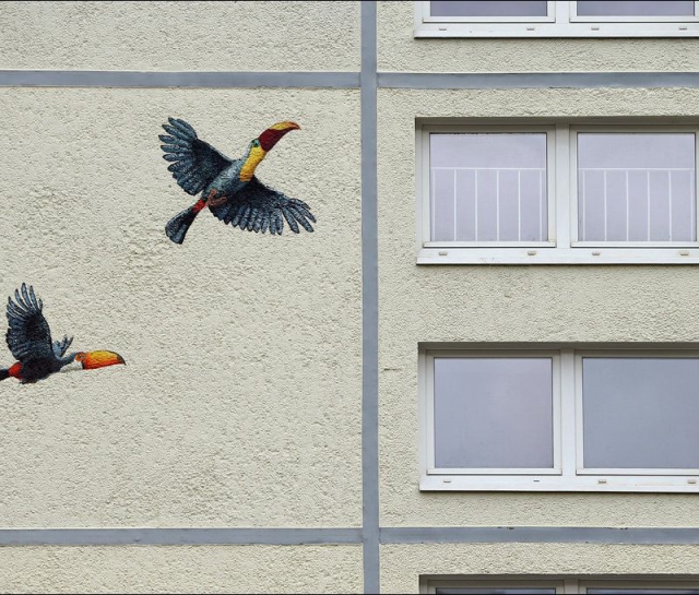 В Берлине нарисована рекордная фреска на жилом доме - фото 4