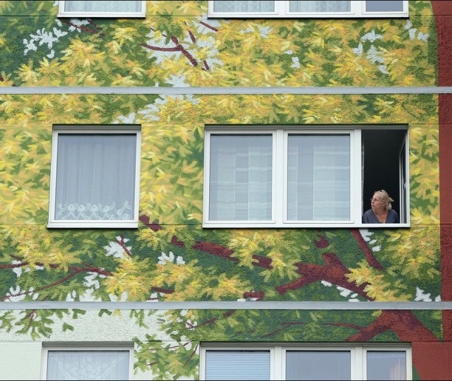 В Берлине нарисована рекордная фреска на жилом доме - фото 8