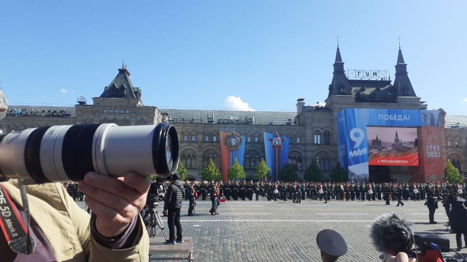 Подготовка к Параду Победы 9 мая 2023 в Москве - фото 42