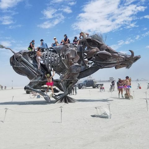Аутодафе-драйв во славу свободы. Юбилей Burning Man - фото 57