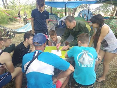 Сотрудники Богучарского лесничества Воронежской области провели квест с детьми из летнего лагеря «Робинзон» - фото 1