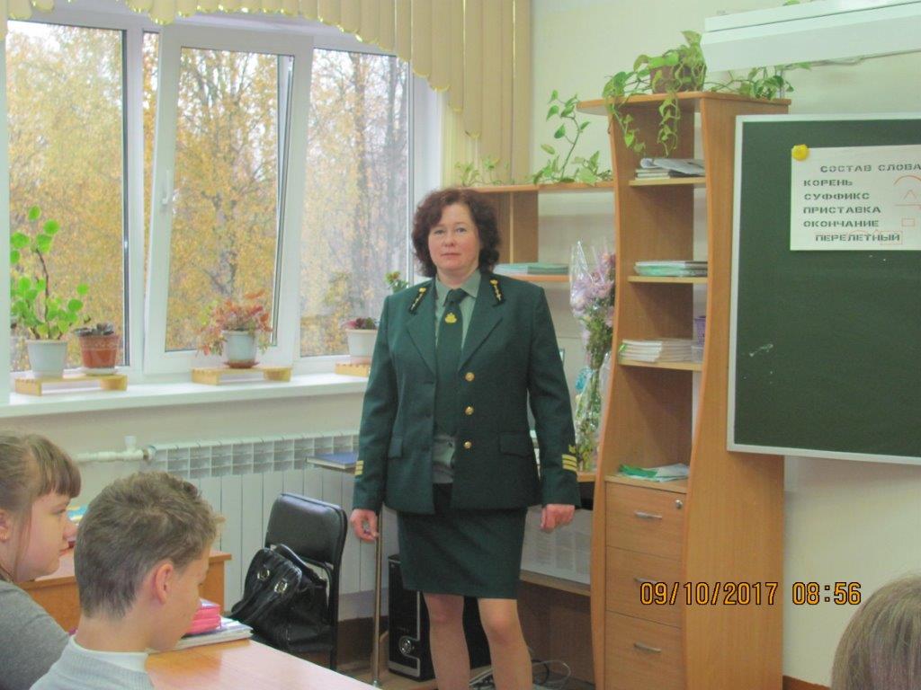Проведение беседы в школе № 3 г. Переславля-Залесского Ярославской области - фото 1