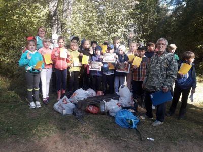 Ярославские школьники приняли участие в природоохранной акции «Очистим лес от мусора» - фото 1
