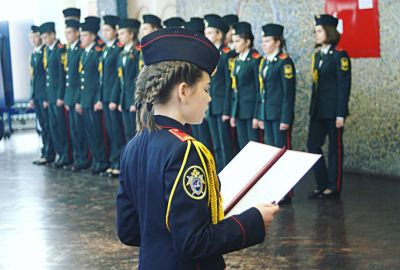 Кадеты «лесного» класса Тверской школы № 16 приняли присягу - фото 1