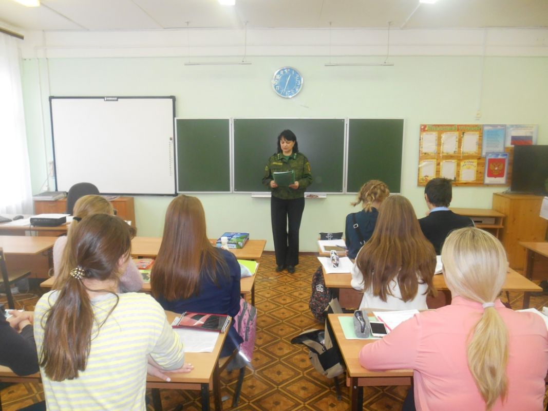 Лесничие провели уроки в школах Наро-Фоминского района  Московской области - фото 1