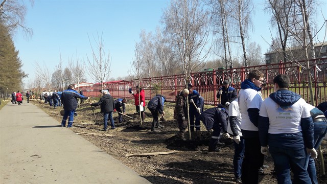 Акция «Новомосковск, дыши!» продолжилась озеленением  детского парка  в Тульской области - фото 2