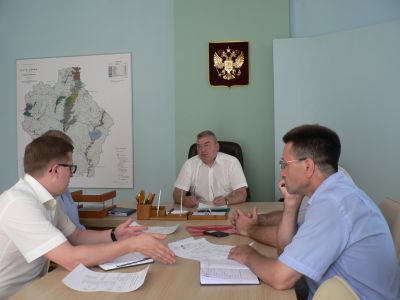 Рабочая встреча начальника  Управления  лесами  Тамбовской области - фото 1