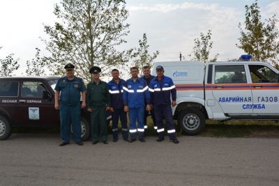 Краснояружские лесники Белгородской области приняли участие в противопожарных учениях - фото 1