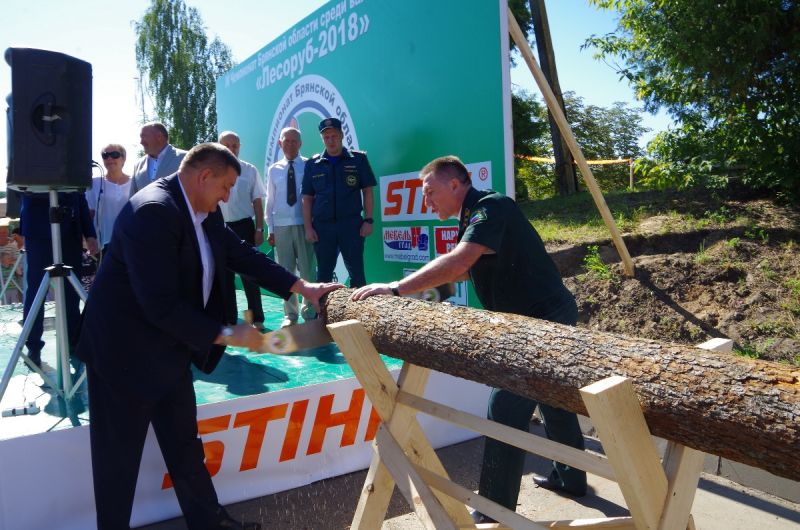 Впервые в Брянске состоялся IV Чемпионат Брянской области среди вальщиков леса «Лесоруб-2018» - фото 6