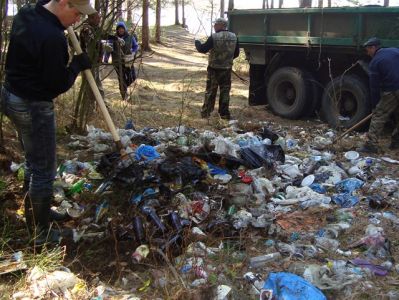 Калязинский бор очистили от мусора - фото 1