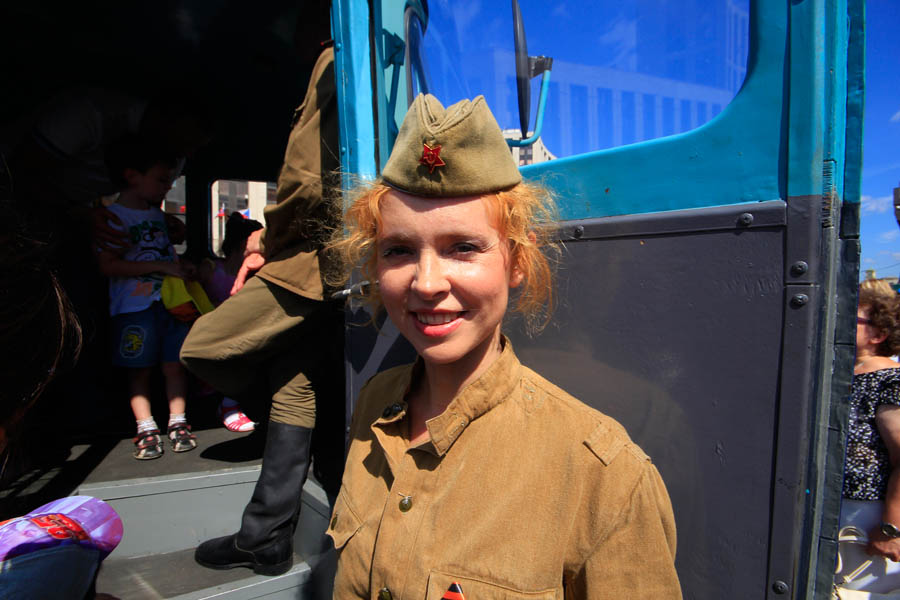 В Москве прошёл парад автобусов и грузовой ретротехники - фото 16