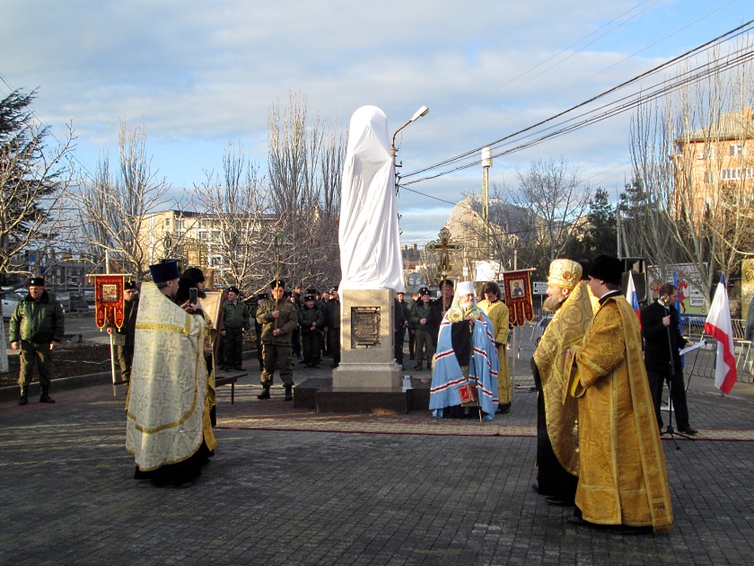 Открытие памятника Стефану Сурожскому - фото 8