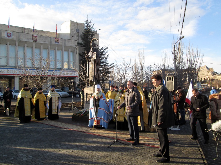 Открытие памятника Стефану Сурожскому - фото 17