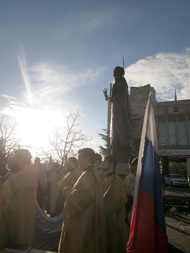 Открытие памятника Стефану Сурожскому - фото 21