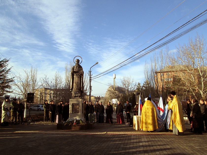 Открытие памятника Стефану Сурожскому - фото 28