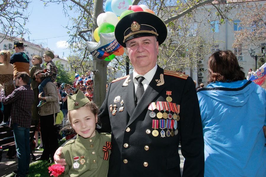 Марш ветеранов войны в Севастополе - фото 2