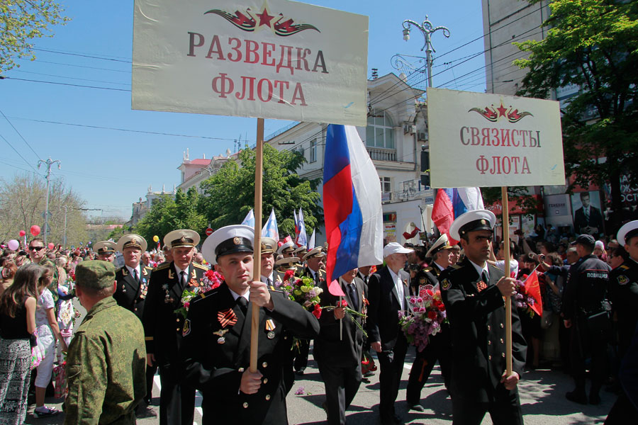 Марш ветеранов войны в Севастополе - фото 10