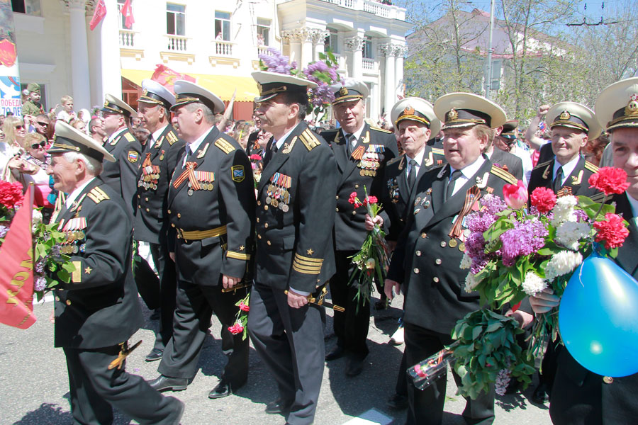 Марш ветеранов войны в Севастополе - фото 19
